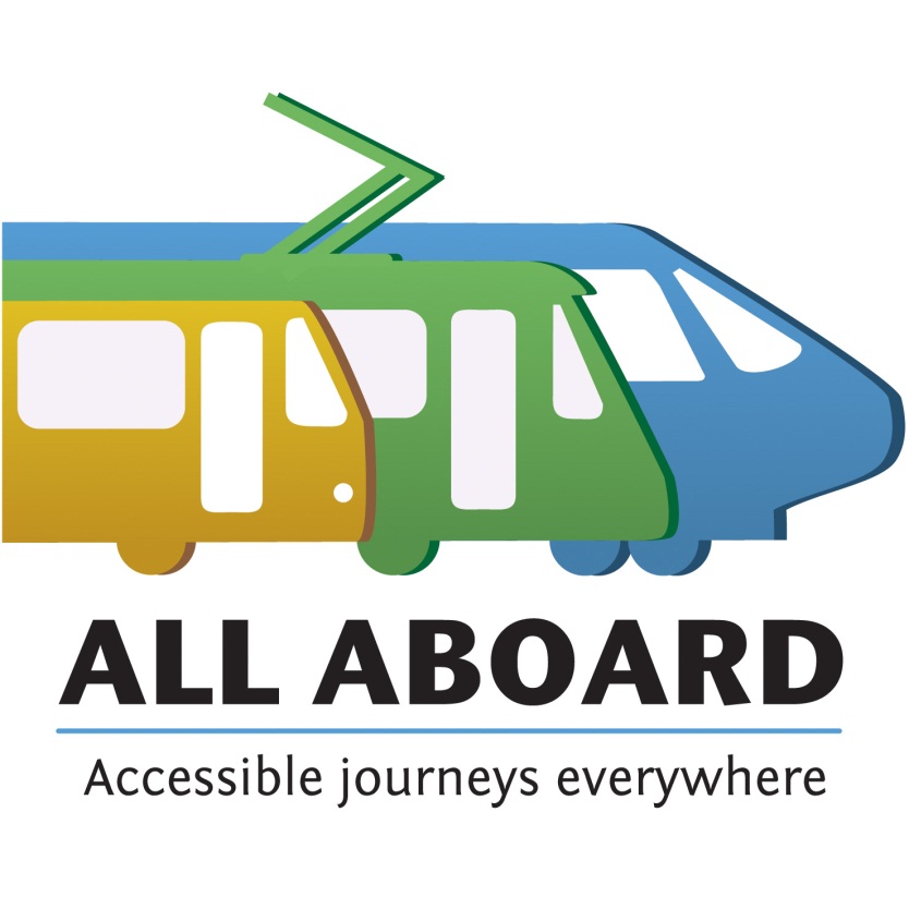 All Aboard Acessible Journeys Everywhere logo